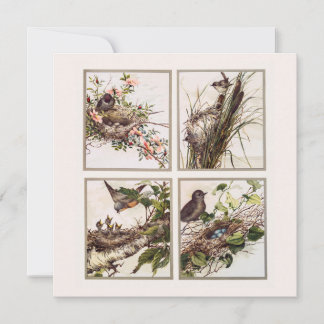 Tarjeta Navidades victorianos tradicionales