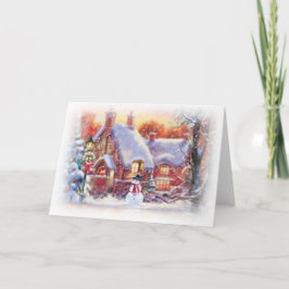 Tarjeta Navidades Vintage