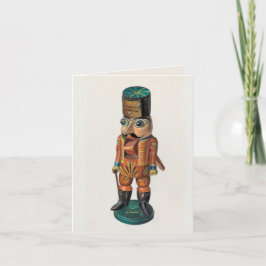 Tarjeta Navidades Vintage Nutcracker