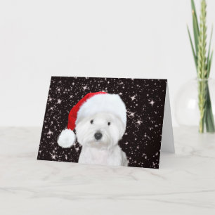 Tarjeta Navidades Westie
