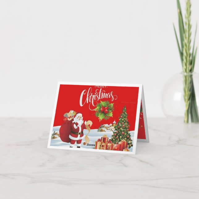 tarjeta navideña (Reverso)