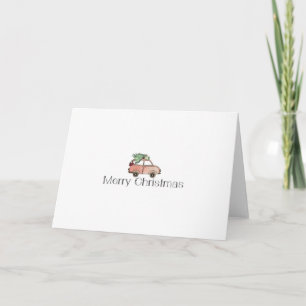 Tarjeta navideña American Merry