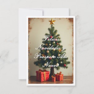 Tarjeta navideña arbol #2