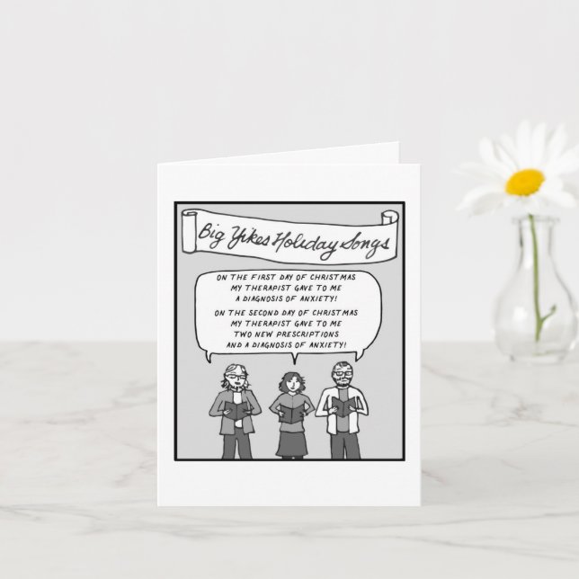 Tarjeta Navideña Big Yikes: 12 Días de Navidad (Planta pequeña)