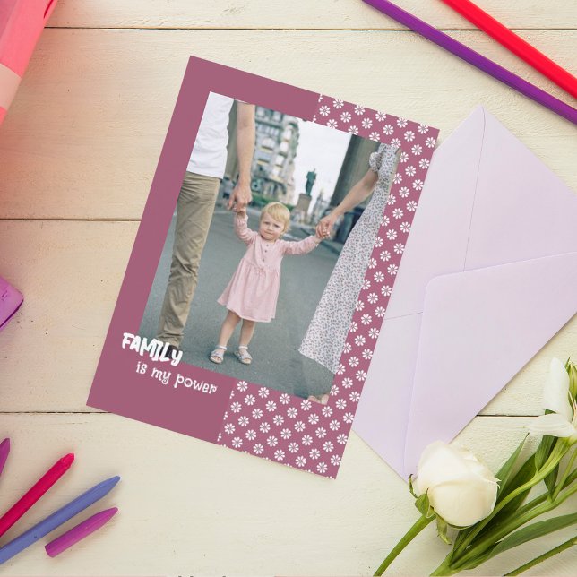 Tarjeta navideña con foto del personalizado del Dí (Subido por el creador)