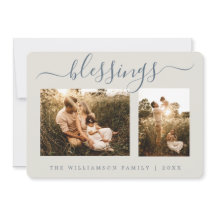 Tarjeta navideña con fotos de los Navidades rusos 