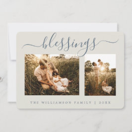 Tarjeta navideña con fotos de los Navidades rusos