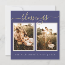 Tarjeta navideña con fotos de los Navidades rusos