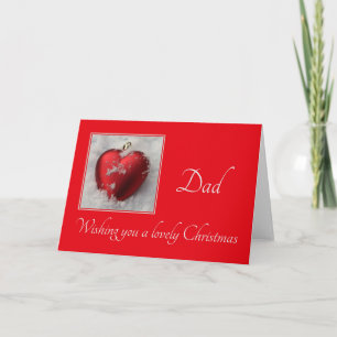Tarjeta navideña Dad Merry