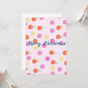 Tarjeta navideña de Feliz- Navidades azules