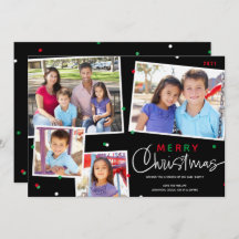 Tarjeta navideña de ferias navideñas para Collages