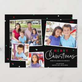 Tarjeta navideña de ferias navideñas para Collages