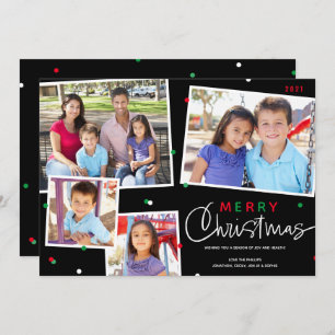 Tarjeta navideña de ferias navideñas para Collages