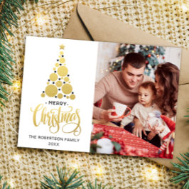 Tarjeta navideña de festividad