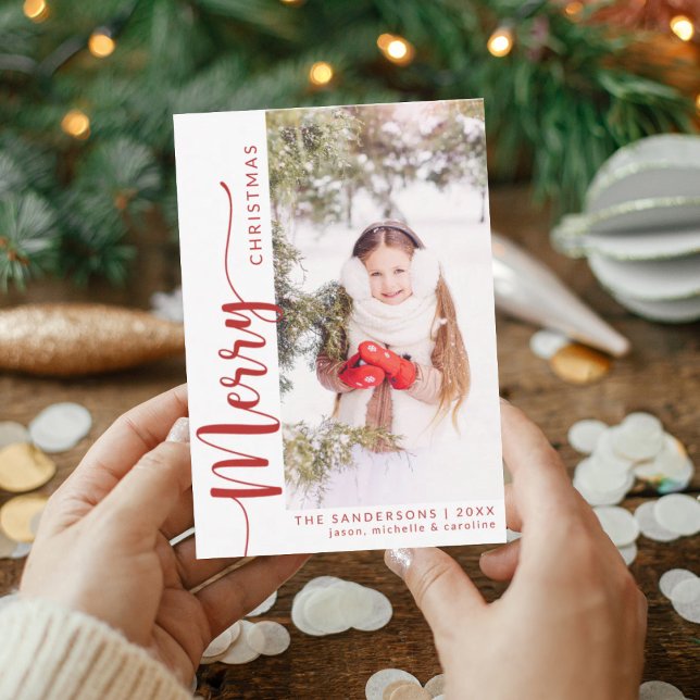 Tarjeta navideña de festividad de la familia Merry (Subido por el creador)