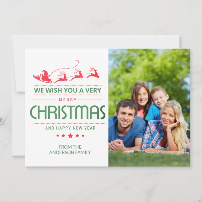 Tarjeta navideña de festividad | NAVIDADES (Anverso)
