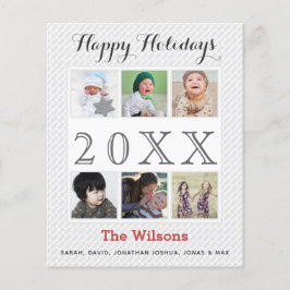 Tarjeta navideña de fotos de la colección Budget S