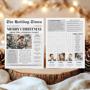Tarjeta navideña de fotos de Navidades únicos de p