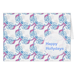 Tarjeta navideña de gran danés