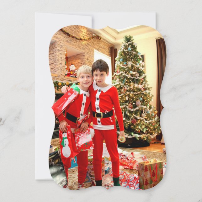 Tarjeta navideña de la familia Gold (Anverso)