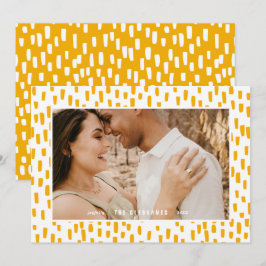 Tarjeta navideña de marco fotográfico con Naranja