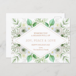 Tarjeta navideña de merry Personalizado Navidades