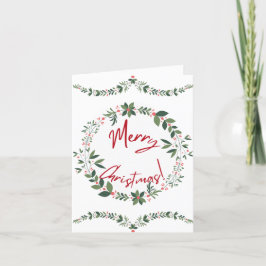 Tarjeta navideña de navidad