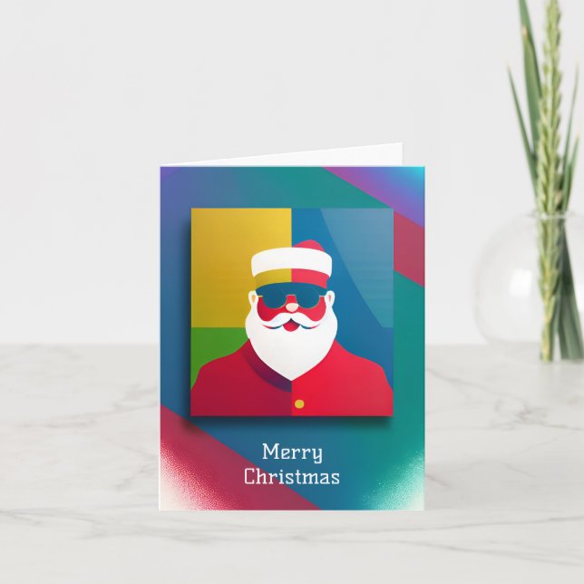 Tarjeta navideña de navidad (Anverso)