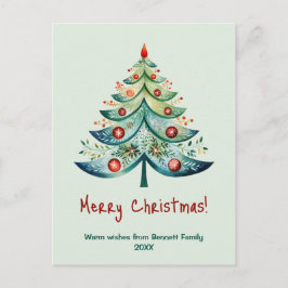 Tarjeta navideña de navidad