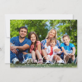 Tarjeta navideña de navidad