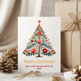 Tarjeta navideña de navidad