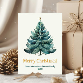 Tarjeta navideña de navidad