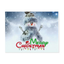 Tarjeta navideña de navidad