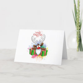 Tarjeta navideña de navidad
