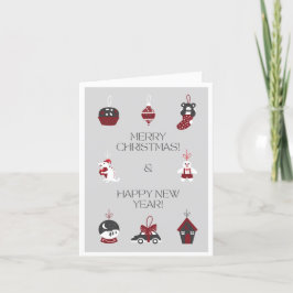 Tarjeta navideña de navidad