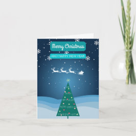 Tarjeta navideña de navidad