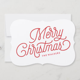 Tarjeta navideña de navidad