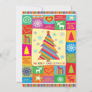 Tarjeta navideña de navidad