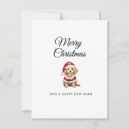 Tarjeta navideña de navidad