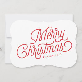Tarjeta navideña de navidad