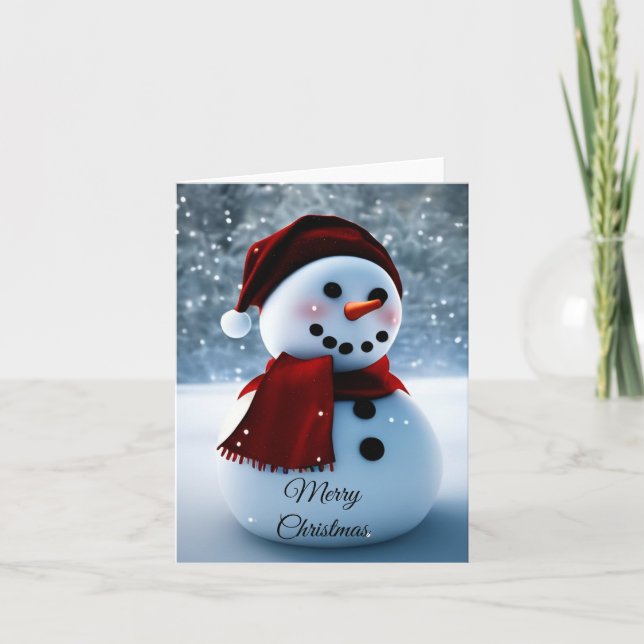Tarjeta navideña de navidad (Anverso)