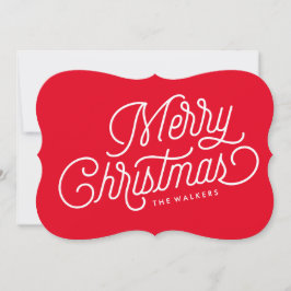 Tarjeta navideña de navidad