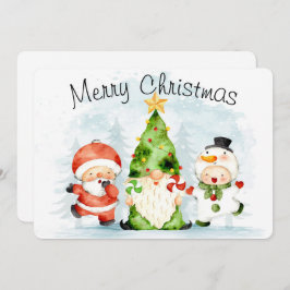 Tarjeta navideña de navidad