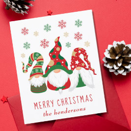 Tarjeta navideña de navidad con gota de presupuest