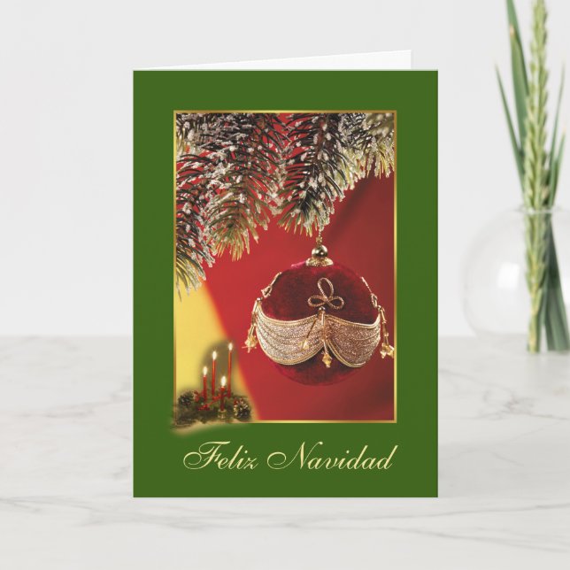 Tarjeta navideña de Navidades españoles brutos y p (Anverso)