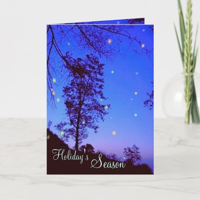 Tarjeta navideña de temporada (Anverso)