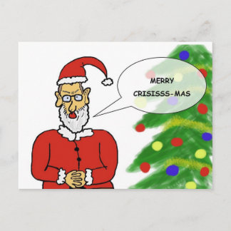 Tarjeta navideña divertida