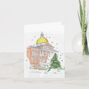 Tarjeta navideña estatal de Massachusetts