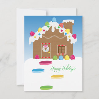 Tarjeta navideña feliz