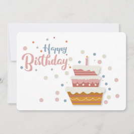 Tarjeta navideña feliz cumpleaños